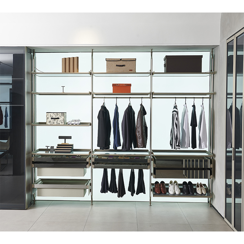 Column-Type Open Cloakroom And Hardware Accessories